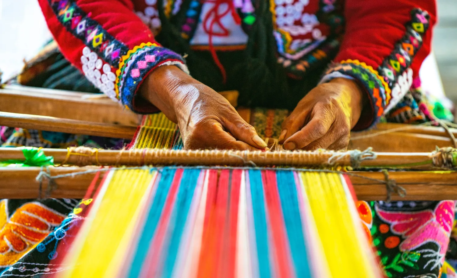 Artesanía textil andina en Perú