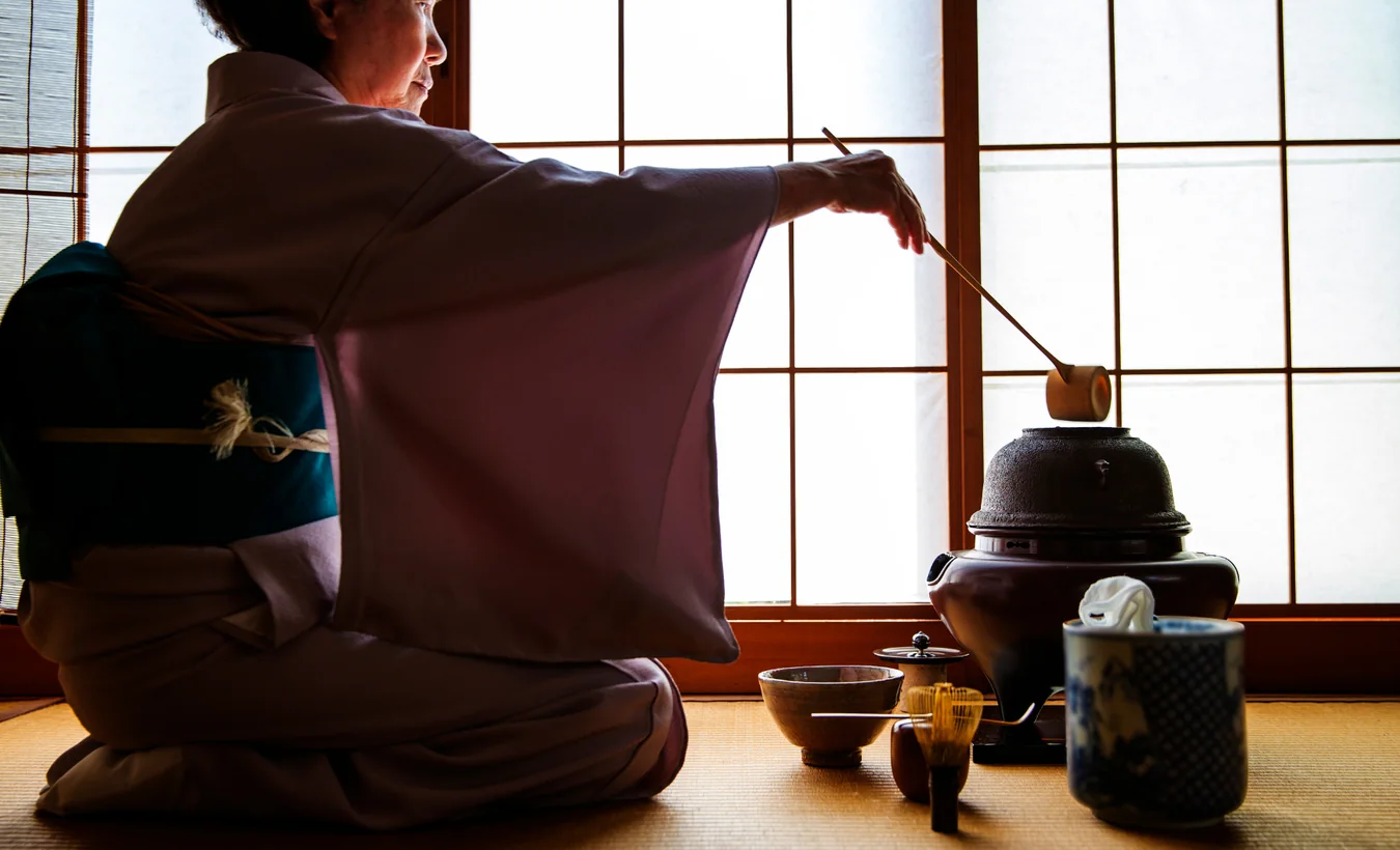 Ceremonia tradicional del té en Japón