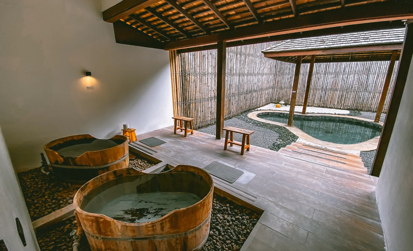 Ryokan con onsen privado en Japón