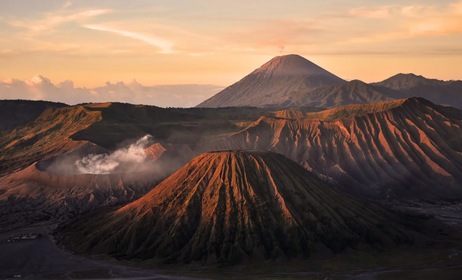 Volcán Bromo en Java, Indonesia